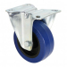 Click to see a larger image of Fixed Castor - Blue Wheel 100mm 