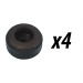 Click to see a larger image of Pack of 4 Case/Speaker Cabinet feet 25 x 11 mm