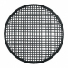 Click to see a larger image of Round Black Metal Mesh Speaker Grille 12 inch