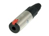 Click to see a larger image of Neutrik NJ3FC6 1/4 in. (6.35mm) Jack In-Line Socket (stereo/balanced)