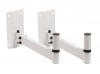 Click to see a larger image of 35mm Heavy Duty Adjustable Speaker Wall Brackets White (PAIR)