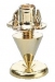 Click to see a larger image of Monacor SPS-10/GO Gold Plated Speaker Spikes