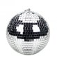 Click to see a larger image of QTX Light 15cm Mirror ball (Plain Glass)