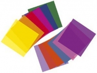 Transparent colour sheet gel sheet - PRIMARY RED - Click to enlarge