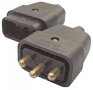 MSB49OR_3-pin_rubber_connector_10A-_orange