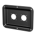 Click to see a larger image of Tuff Cab Large Dish punched for 2x Neutrik G-Series sockets (NL8 / NLT4 / NL4MPR)