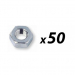 Click to see a larger image of 50 Pack of Tuff Cab M6 Hex Full Nut