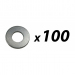 Click to see a larger image of 100 Pack of Tuff Cab M6 Washer Zinc Plated