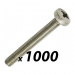 Click to see a larger image of Pack of 1000 Tuff Cab M6 x 50mm Pozi Pan Head Screw Zinc Plated