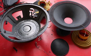 Recone Service for Blown PA Speakers