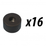 Pack of 16 Case/Speaker Cabinet Feet 38mm x 20mm