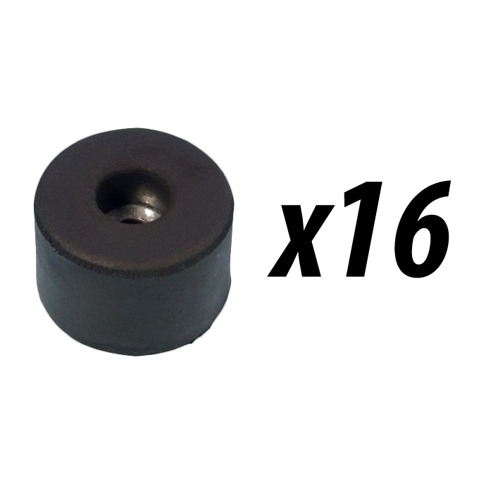 Pack of 16 Case/Speaker Cabinet Feet 38mm x 25mm