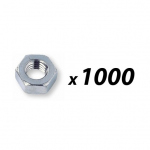 Pack of 1000 Nut M6 - plated 