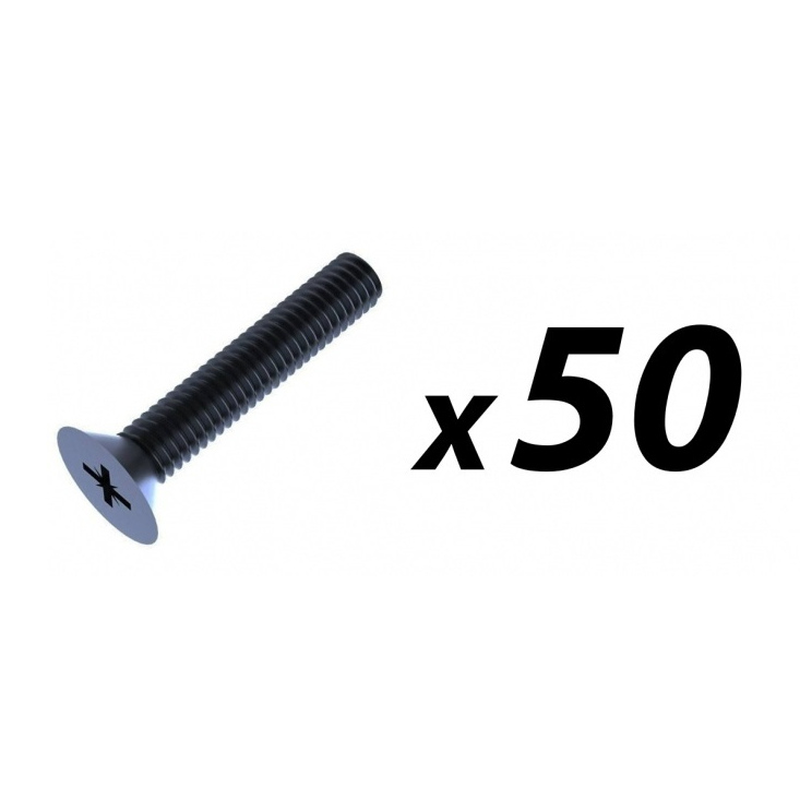 Pack of 50 Screw M5 x 30mm pozi Countersunk (suit 3426/7 handle)