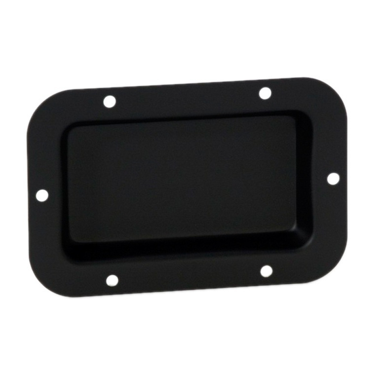 Black Recessed Steel Connector Plate