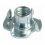 M8 Tee Nut (teenut) - Zinc