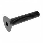 M5 x 30mm Countersunk Hex Head Screw/Bolt Black