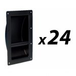 Box of 24 Large Black Speaker Bar Handle