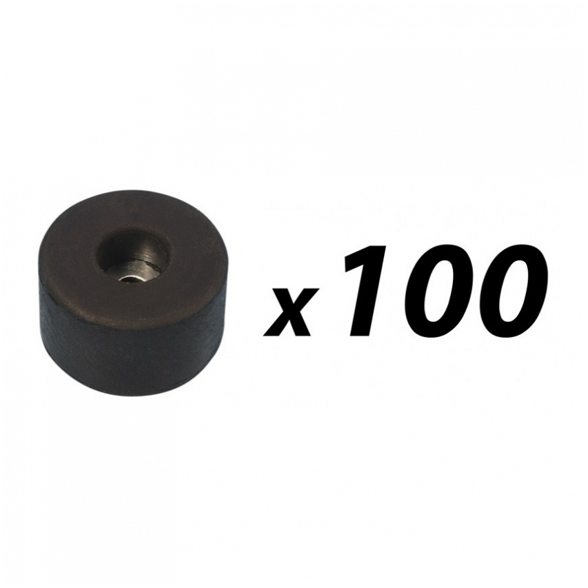 Pack of 100 Case/Speaker Cabinet feet 38mm x 20mm