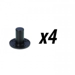 Pack of 4 Internal Aluminium Top Hat For Speakers