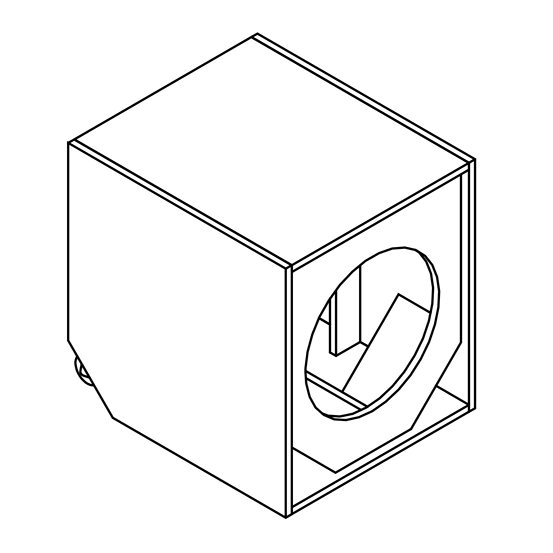 B&C S18BN Bass Reflex Cabinet Design for 18SW115