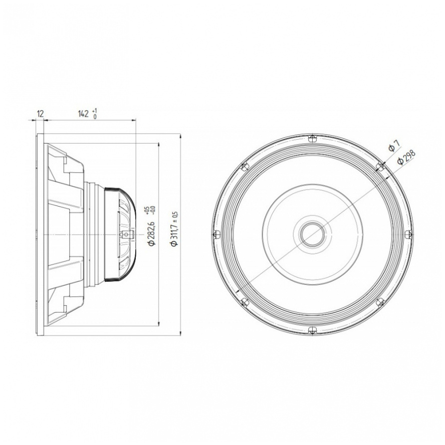 Beyma 12CXA400Nd 12 inch 400W