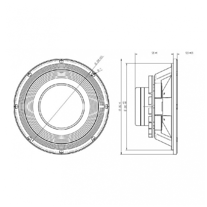 Beyma 12P1000ND - 12 inch 1000W 8 Ohm