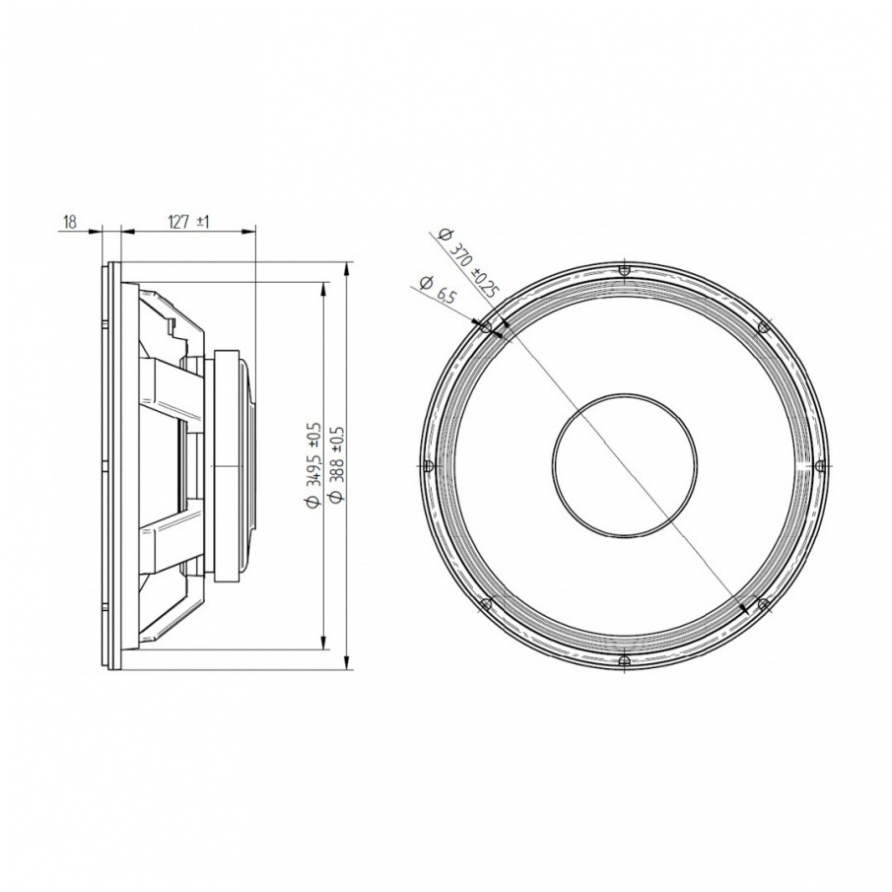 Beyma 15LX60V2 - 15 inch 700W 8 Ohm