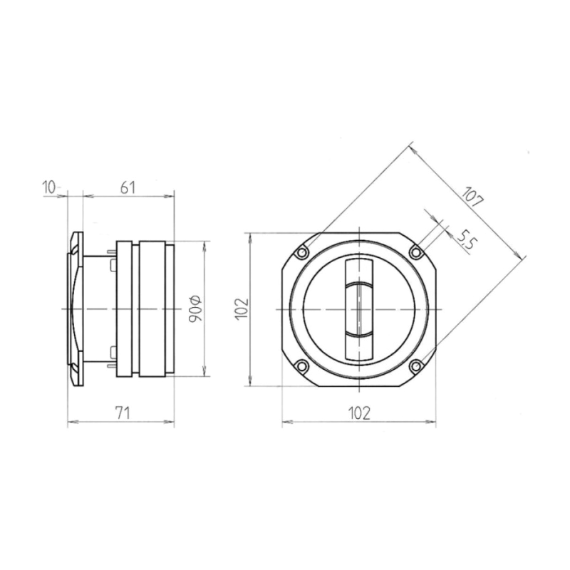 Beyma CP21F 8 Ohm Bullet Compression Tweeter