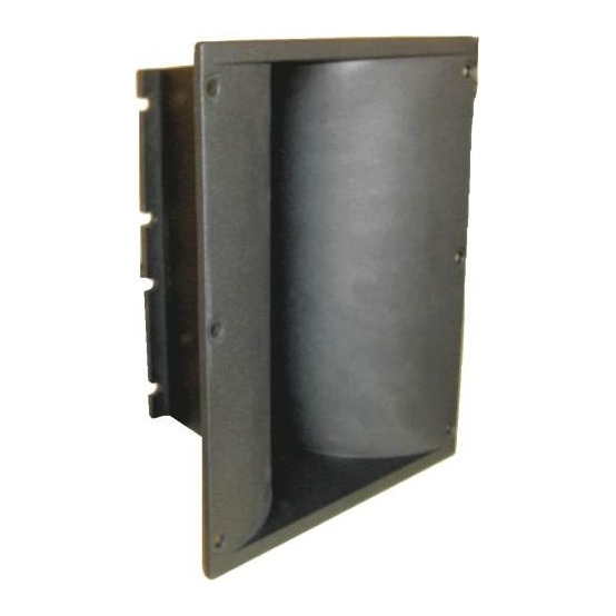 line array waveguide horn