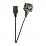 13a Plug to IEC Mains Lead (10A 1.0mm) 5m