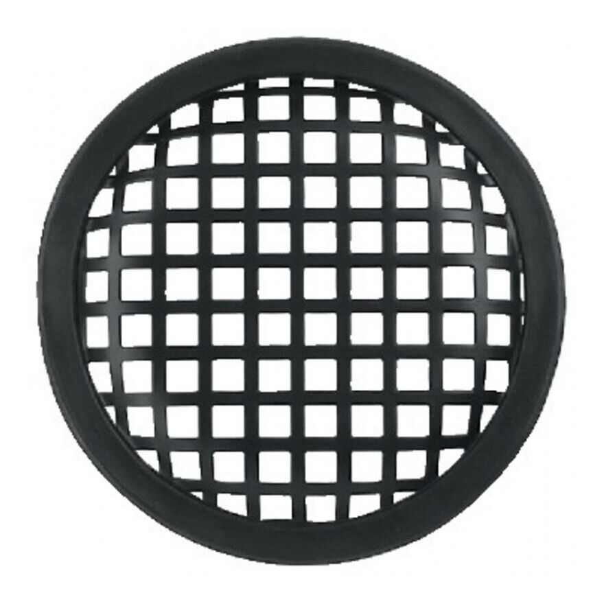 Round Black Metal Mesh Speaker Grille 6 inch