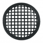 Round Black Metal Mesh Speaker Grille 6 inch