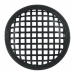Click to see a larger image of Round Black Metal Mesh Speaker Grille 6 inch