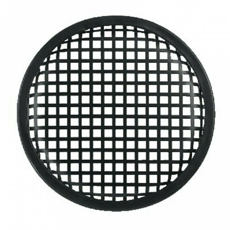 Round Black Metal Mesh Speaker Grille 8 inch