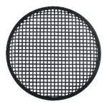 Round Black Metal Mesh Speaker Grille 12 inch