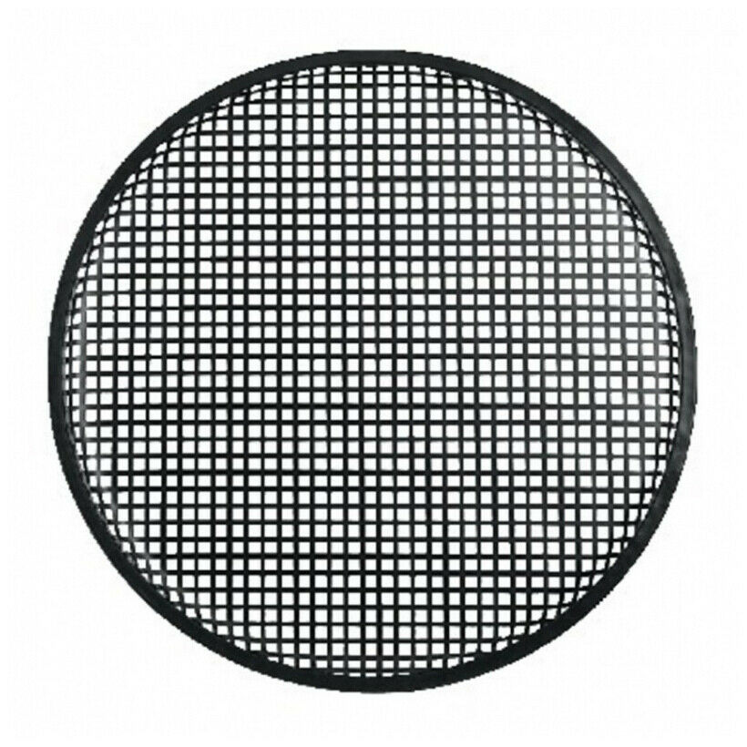 Round Black Metal Mesh Speaker Grille 18 inch