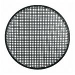 Round Black Metal Mesh Speaker Grille 18 inch