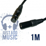 100 Pack of JAM 1m Balanced XLR Mic Cable / Signal Lead