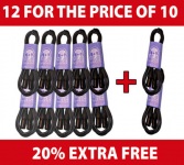  Pack of 2M XLR Cables - 12 for the price of 10!