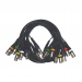 Click to see a larger image of 8 Way Balanced Multicore Male to Female XLR Loom 3m
