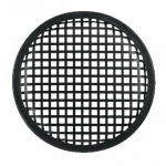 Round Black Metal Mesh Speaker Grille 10 inch