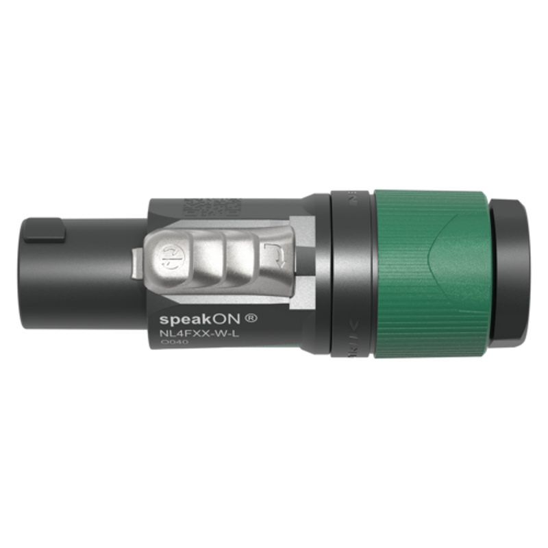 Neutrik NL4FXX-W-L 4 pole SpeakON Plug