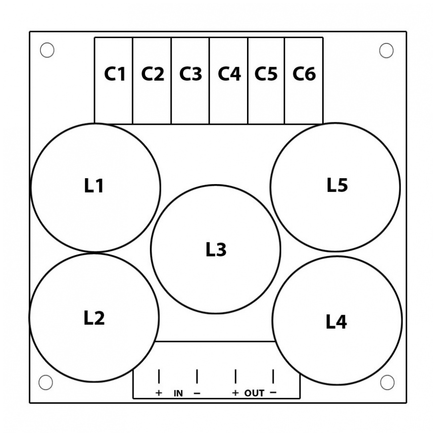 Convair Electronics PCB204 for Low Pass Filters