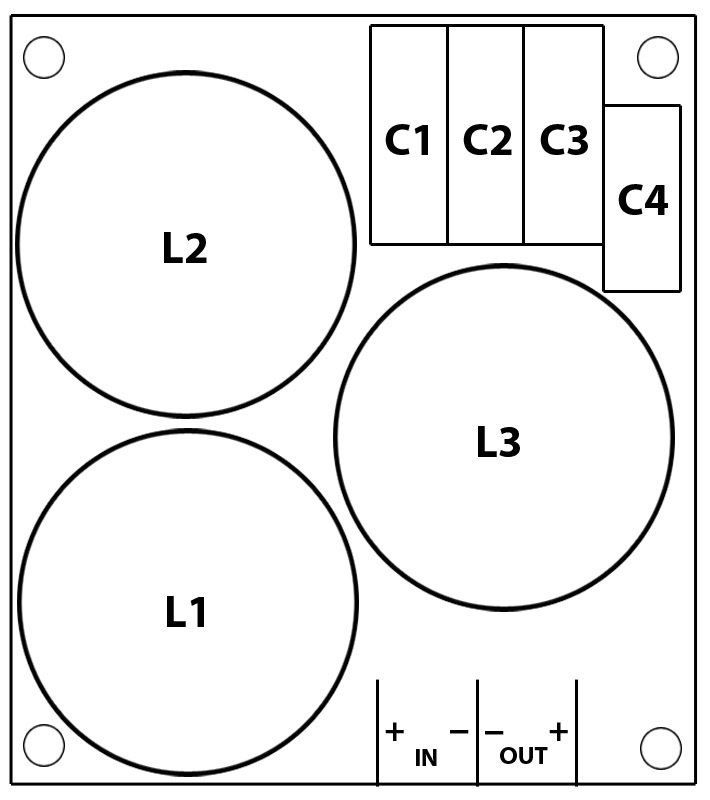 Convair Electronics PCB304 for Low Pass Filters