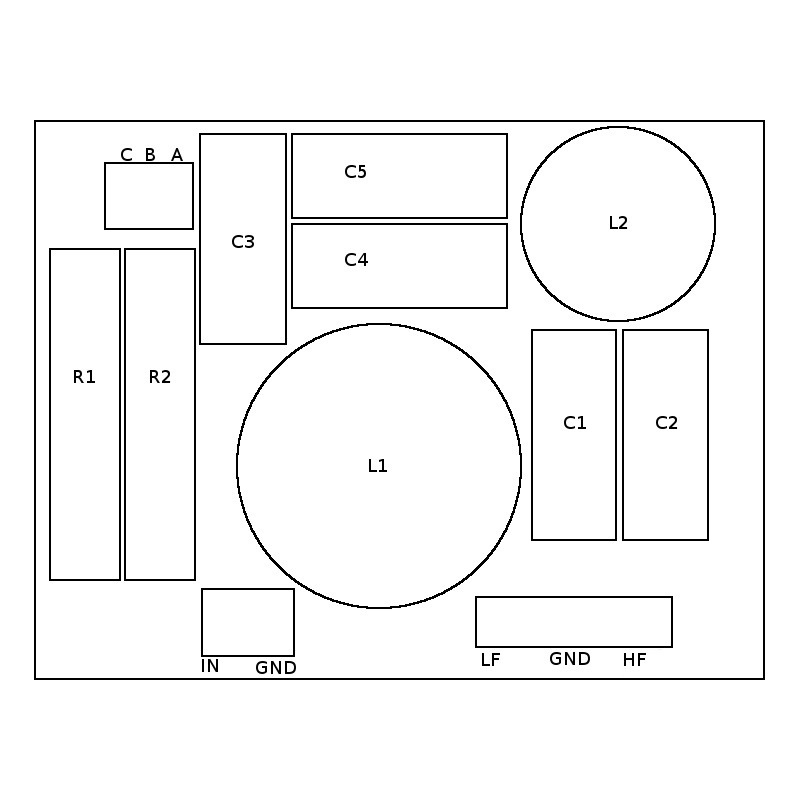 Convair PCB9003 for 2-way Crossover (2023 version)