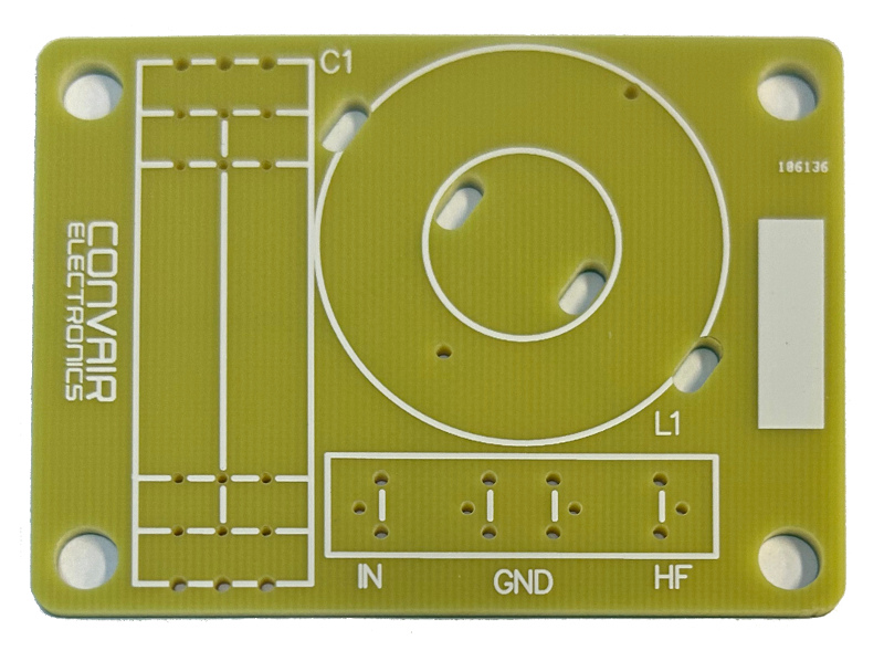 Convair Electronics PCB9022 For Compact High-Pass Filter