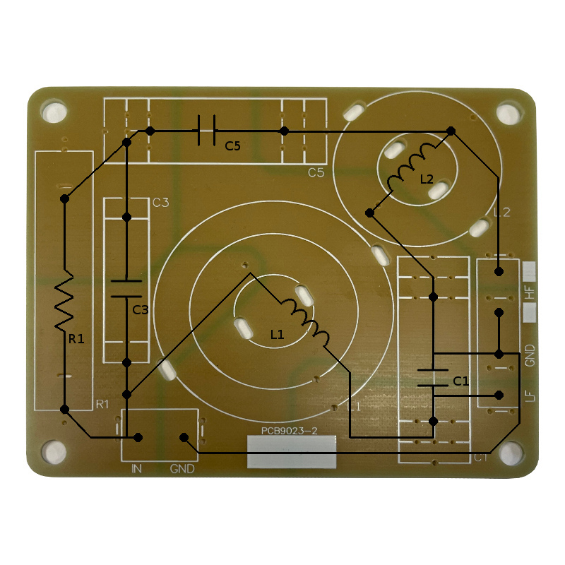 Convair Electronics PCB9023-2 For 2-way Crossover