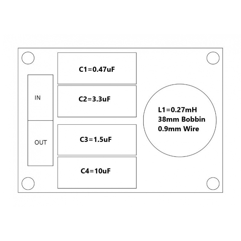 Convair Electronics High Pass Filter 3.5kHz 8 Ohm 18dB 