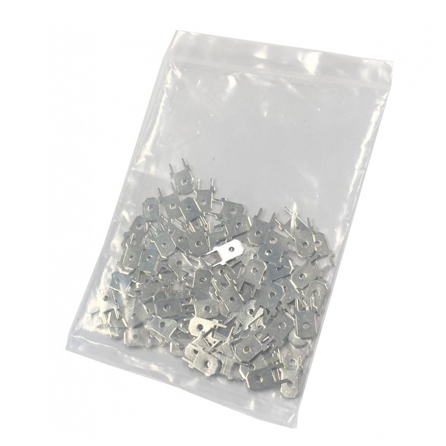 Pack of 100pcs PCB Mount Faston Spade Terminals